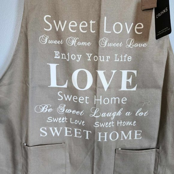 NWT CRJHNS LOVE Apron - Picture 4 of 4